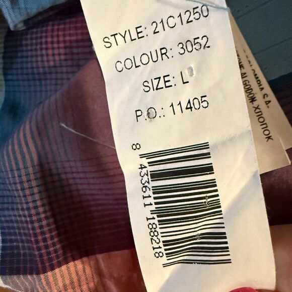 Desigual Mens Plaid Button Down Contrast Cuff Slim Fit Large - Picture 11 of 13